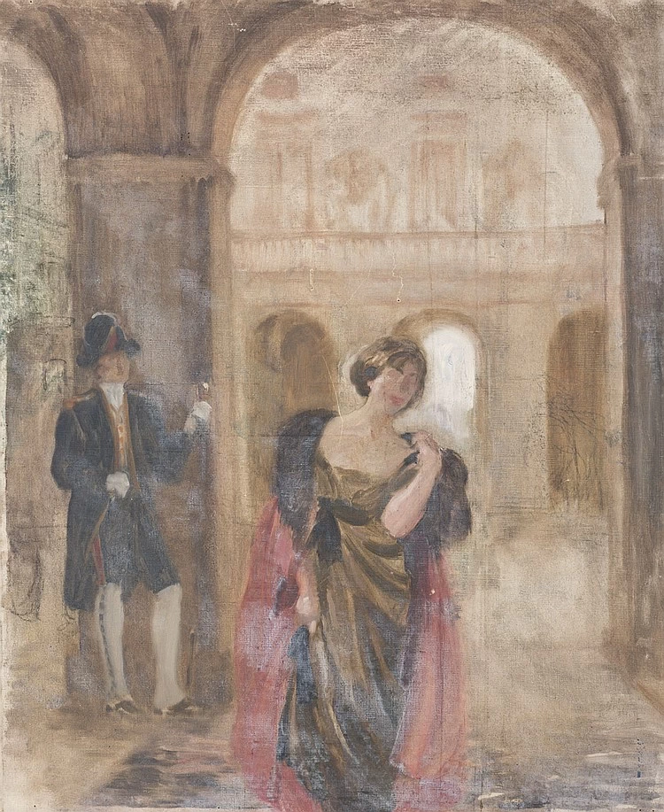 Elegante sotto i portici